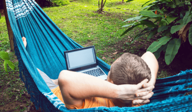 Onbezorgd van de zomer genieten